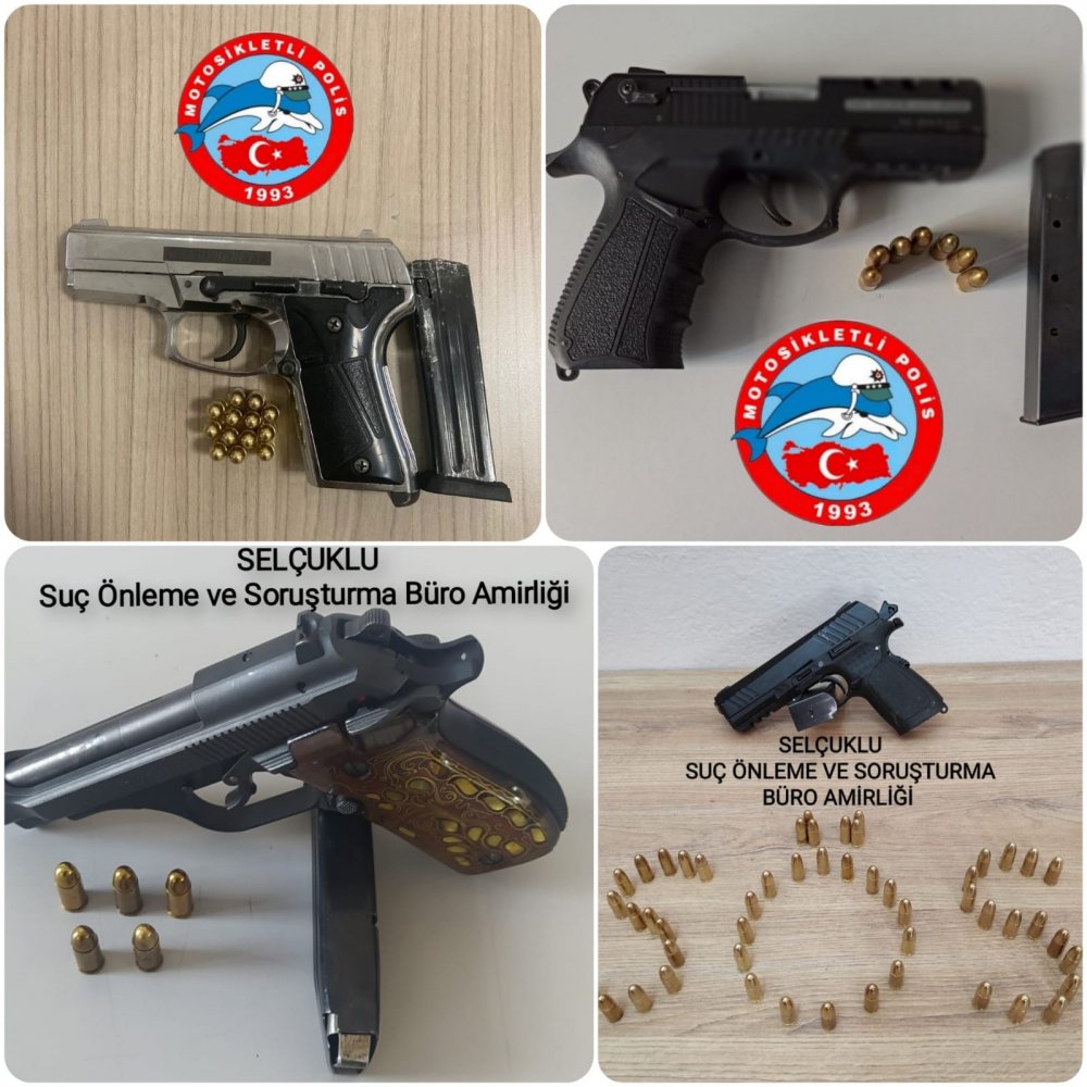 Konya polisi bu görüntüleri paylaştı! 170 kişi yakalandı