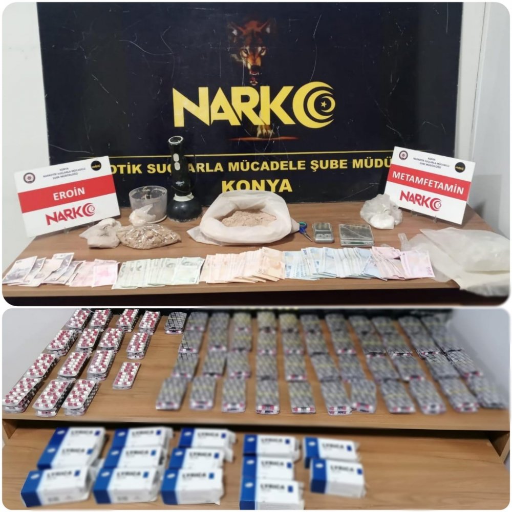 Konya polisi bu görüntüleri paylaştı! 170 kişi yakalandı