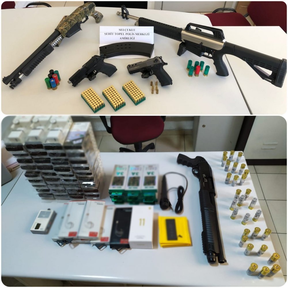 Konya polisi bu görüntüleri paylaştı! 170 kişi yakalandı