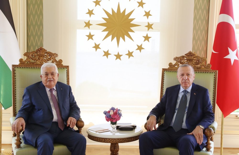 Cumhurbaşkanı Erdoğan Filistin Devlet Başkanı Abbas’ı kabul etti