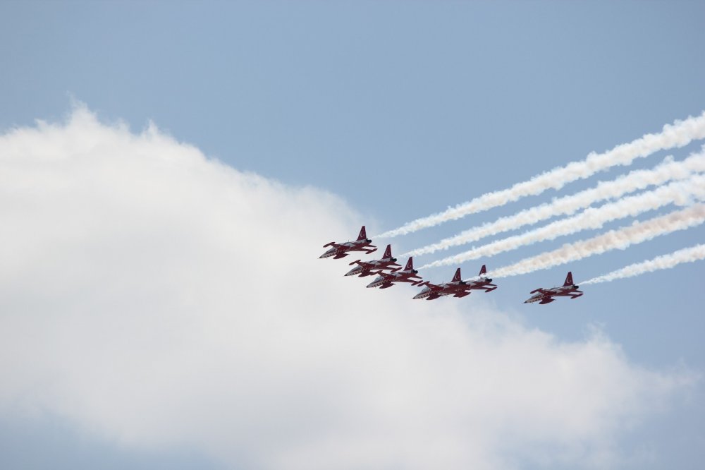 ’Türk Yıldızları’ Kayserililere görsel şölen yaşattı