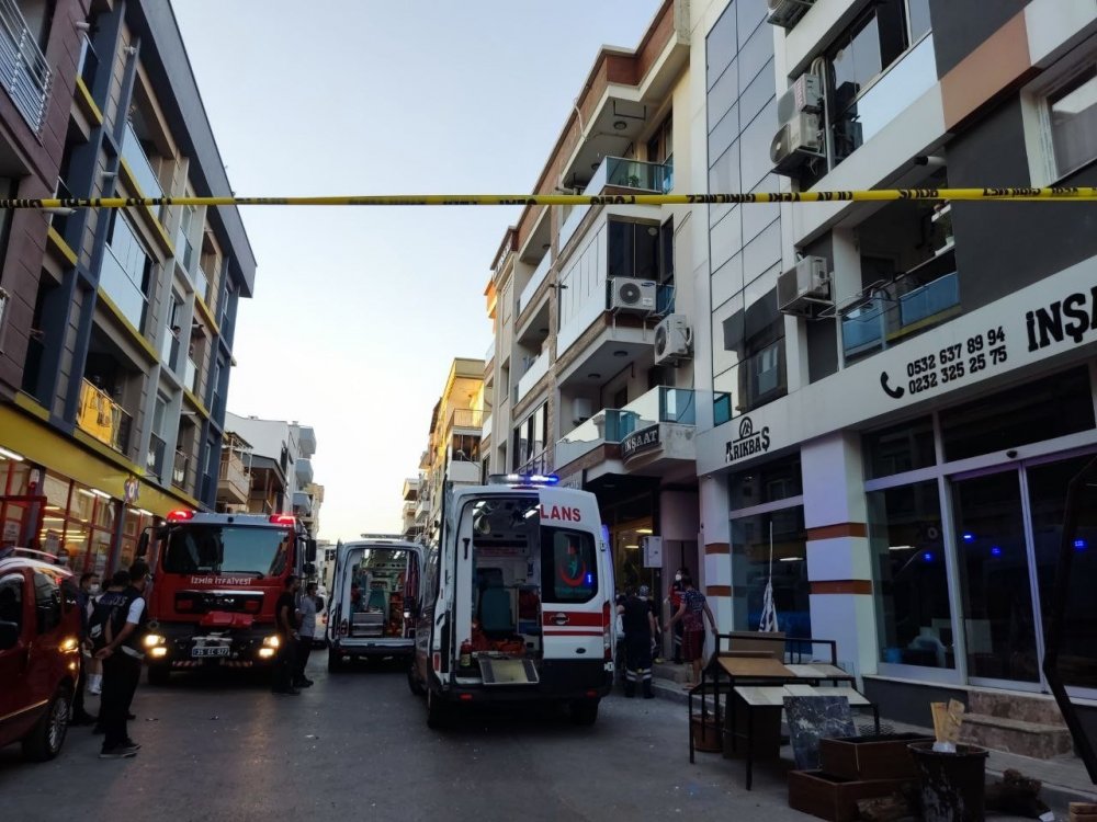 Çiğli'de evde torpil patladı! Camlar kırıldı parmakları koptu