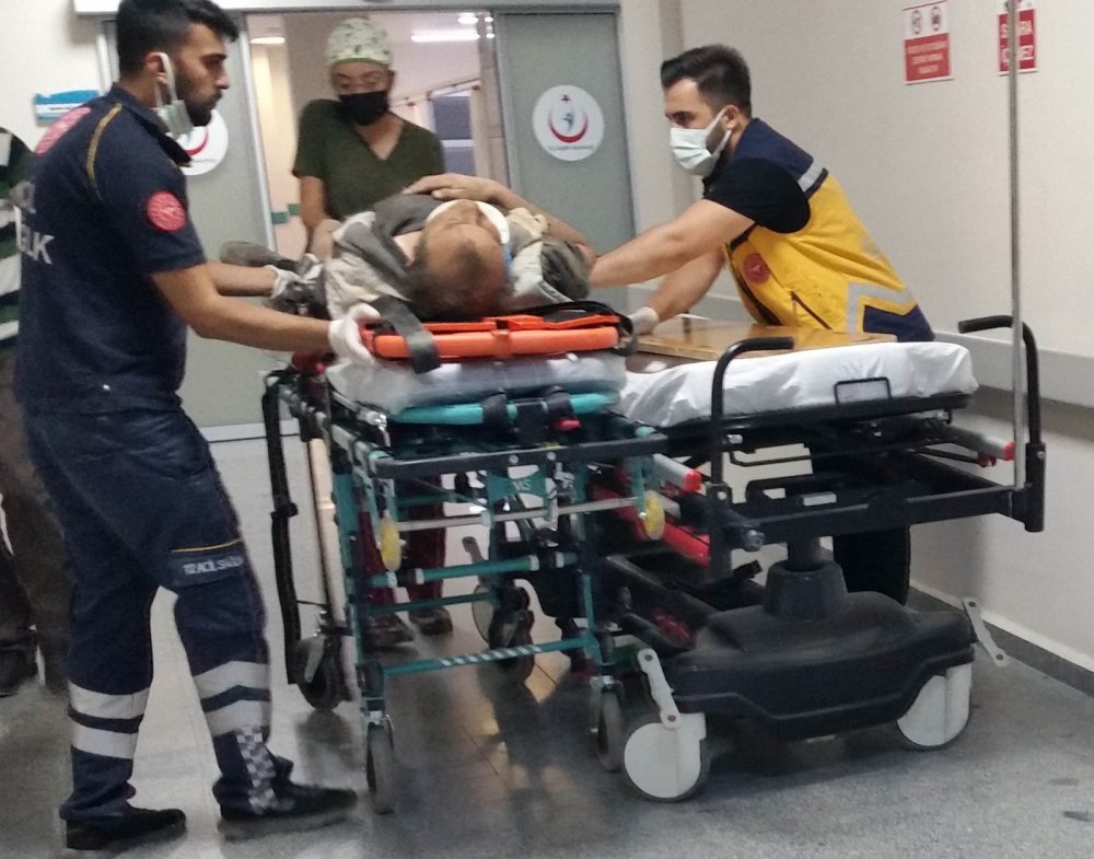 Bu kaza Konya'da yaşandı! Çarptıkları çobanın üzerinden geçtiler