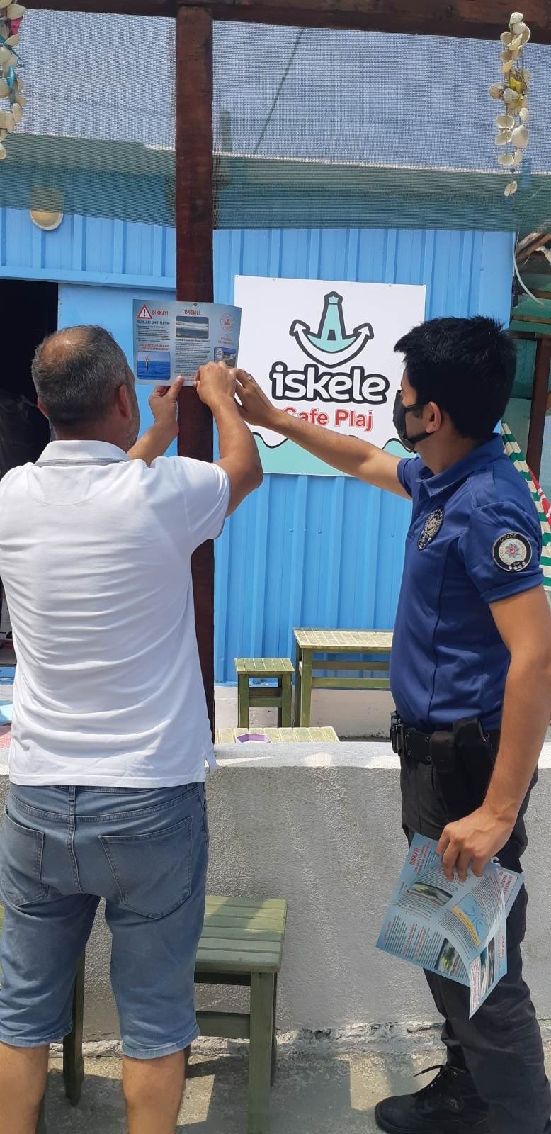 Akçakoca sahilinde polisten 'çeken akıntı' uyarısı