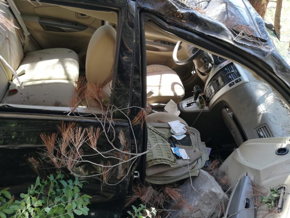 Hatay’da otomobil uçuruma düştü! Avukat Cansu Tekirdağ ölümden döndü