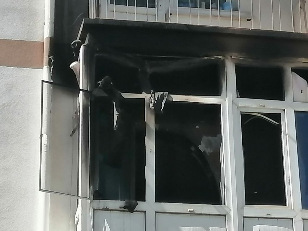 Aksarat'da kiralık evi yanan kadının gözyaşı yürekleri dağladı