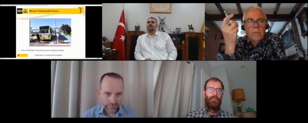 Konya'nın bisikletli ulaşım uygulamaları dünyaya anlatılıyor