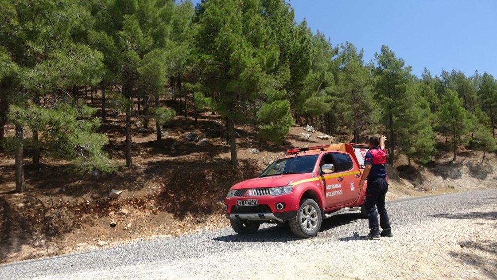 Adıyaman'da orman yangınları sürüyor
