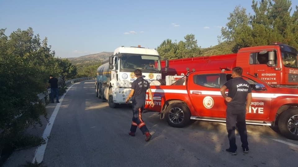 Ankara'da orman yangını