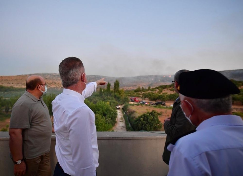 Nizip'te çıkan orman yangını kontrol altına alındı! Fıstık bahçeleri zarar gördü