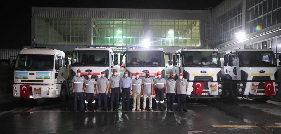 İstanbul Valiliği orman yangınıyla mücadeleye destek için Akdeniz'de