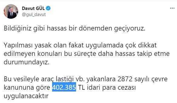Gaziantep Valiliği lastik yakanlara uygulanacak ağır cezayı ilan etti