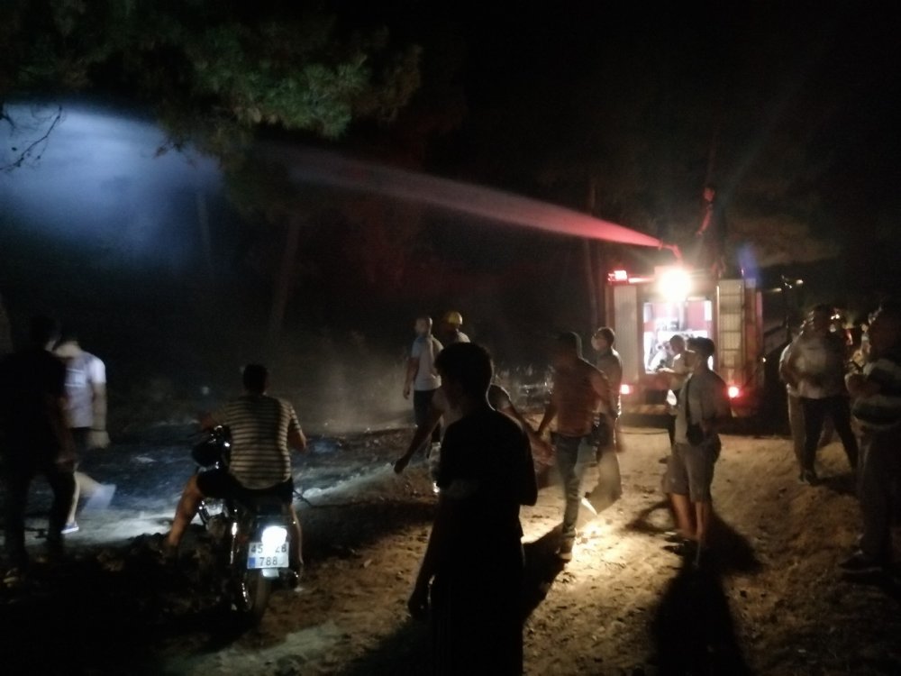 Manisa Cephanelik mevkiinde orman yangını! Vatandaş seferber oldu