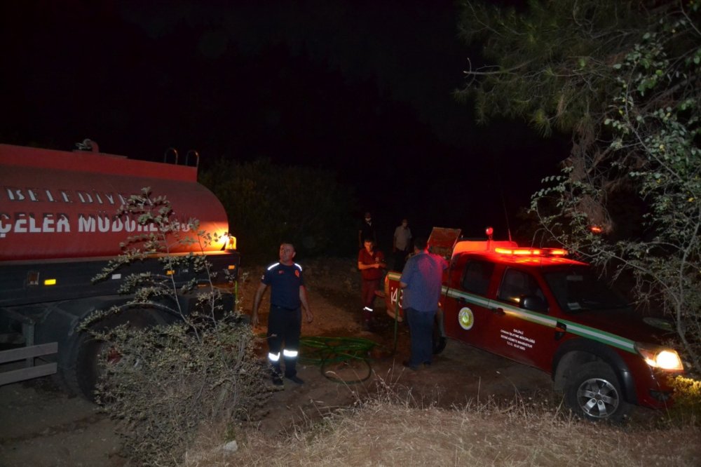 Manisa Cephanelik mevkiinde orman yangını! Vatandaş seferber oldu