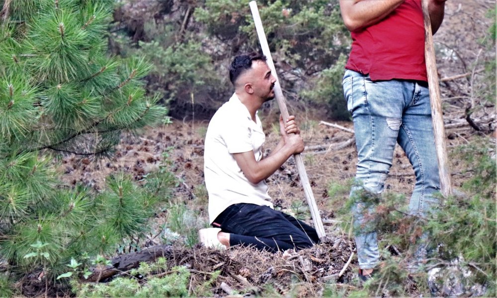 Denizli'de binlerce vatandaş yangına karşı seferber oldu