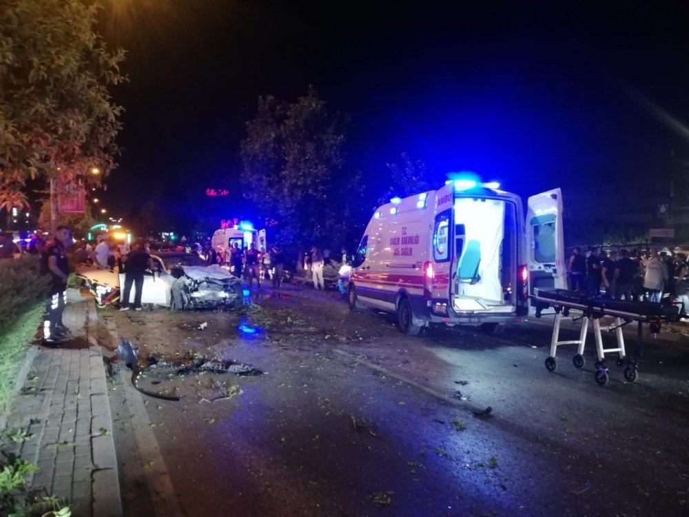 Hırsız ihbarına giden polis aracı kaza yaptı! İbrahim Okçu şehit oldu 1’i polis 4 yaralı