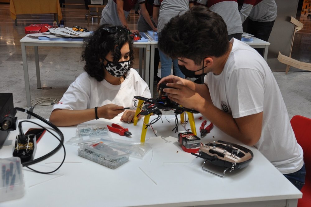 Liselilerin orman yangınlarına dur diyecek buluşu Konya Bölge finaline çıktı