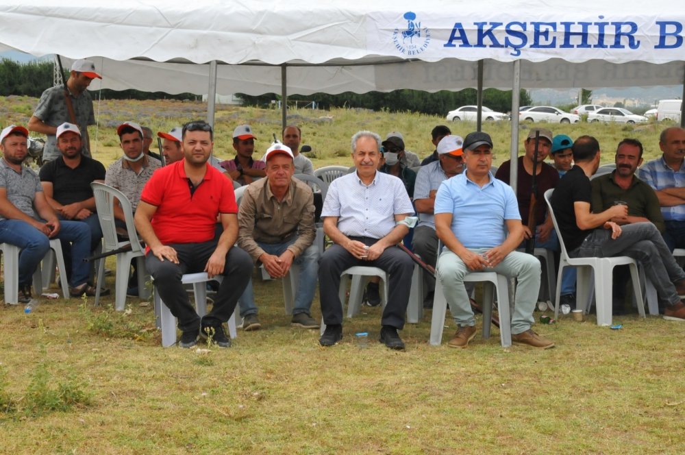 Akşehirli atıcılar Trap Atış Yarışmasında kıyasıya yarıştı