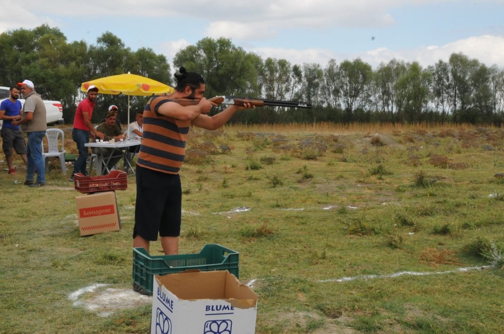 Akşehirli atıcılar Trap Atış Yarışmasında kıyasıya yarıştı