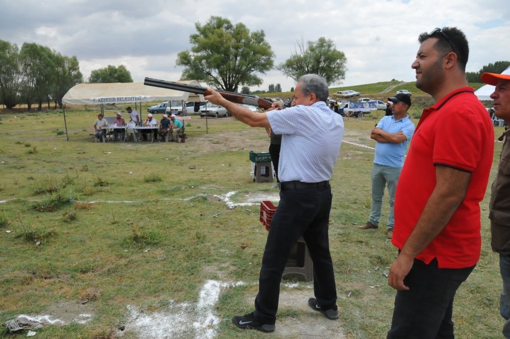 Akşehirli atıcılar Trap Atış Yarışmasında kıyasıya yarıştı