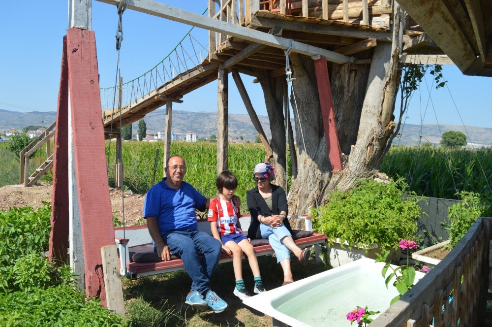 Atık malzemelerle öyle şeyler yaptı ki imkanı olan Konyalılara örnek olsun