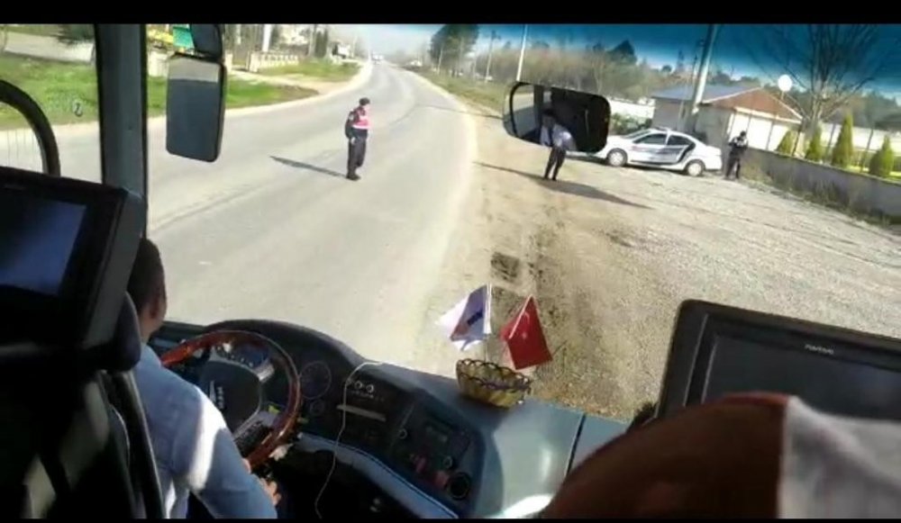 Bursa’da otobüs kazası olmaması için ekipler sahada