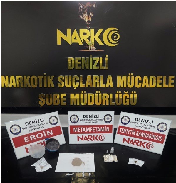 Denizli’de torbacı operasyonu! 15 sokak satıcısı çok sayıda madde ile yakalandı