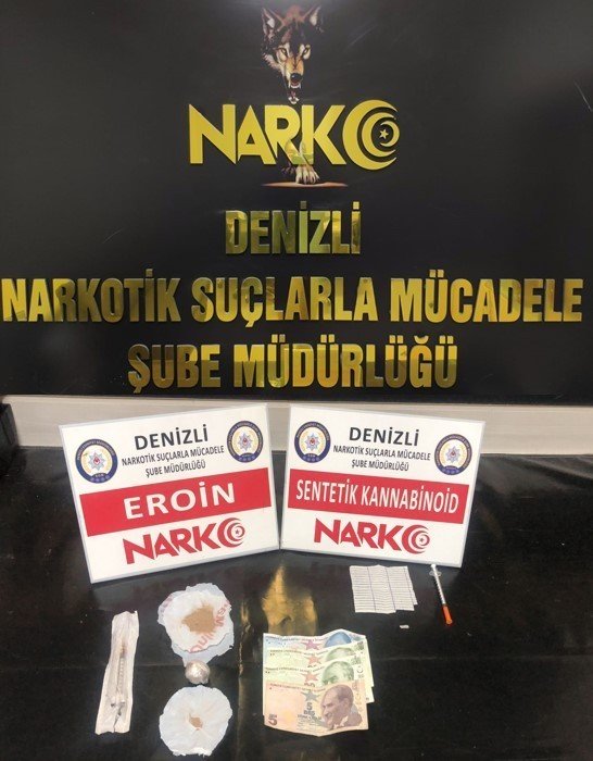 Denizli’de torbacı operasyonu! 15 sokak satıcısı çok sayıda madde ile yakalandı