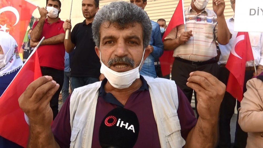 Evlat nöbetinin 714'üncü gününde HDP ve PKK’ya sloganlı tepki