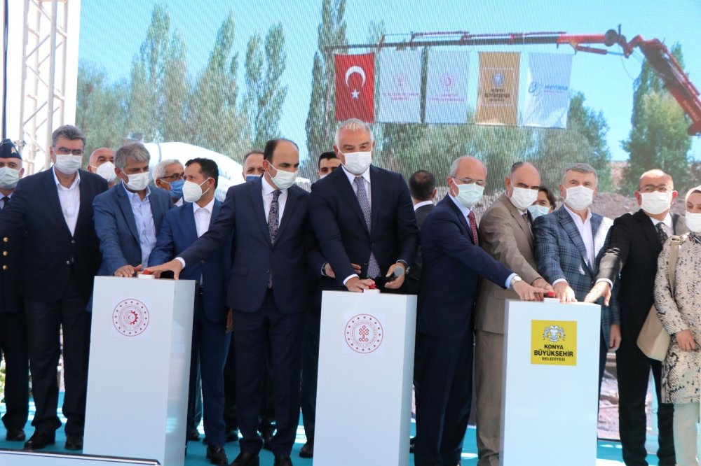 Konya'ya turizm yatırımı! Temel Çatalhöyük'te atıldı