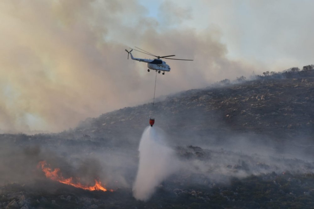 İzmir’deki orman yangınları havadan ve karadan kontrol altına alındı
