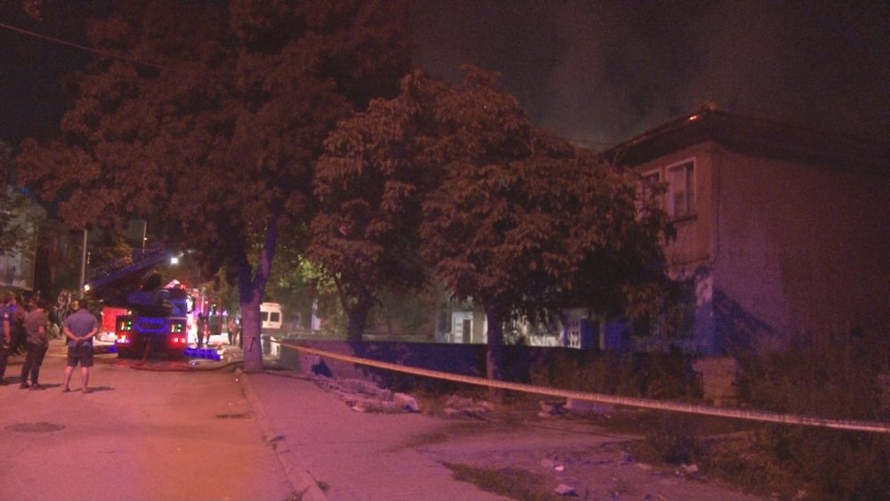 Kocasinan'da yangın! Büyümeden yangın söndürüldü