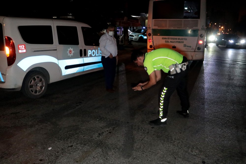 Otobüsün çarptığı yaya Rüstem Bakır ağır yaralandı