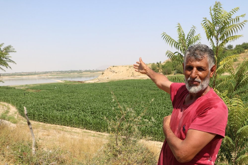 Malatya Karakaya Barajı'nda ilginç görüntü! İkiye bölündü