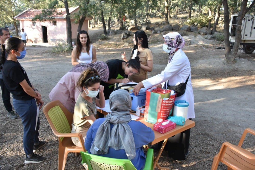 Gençlik ve Tarım Kampı'nda ikna edilen 81 ilden gençler aşılanıyor!
