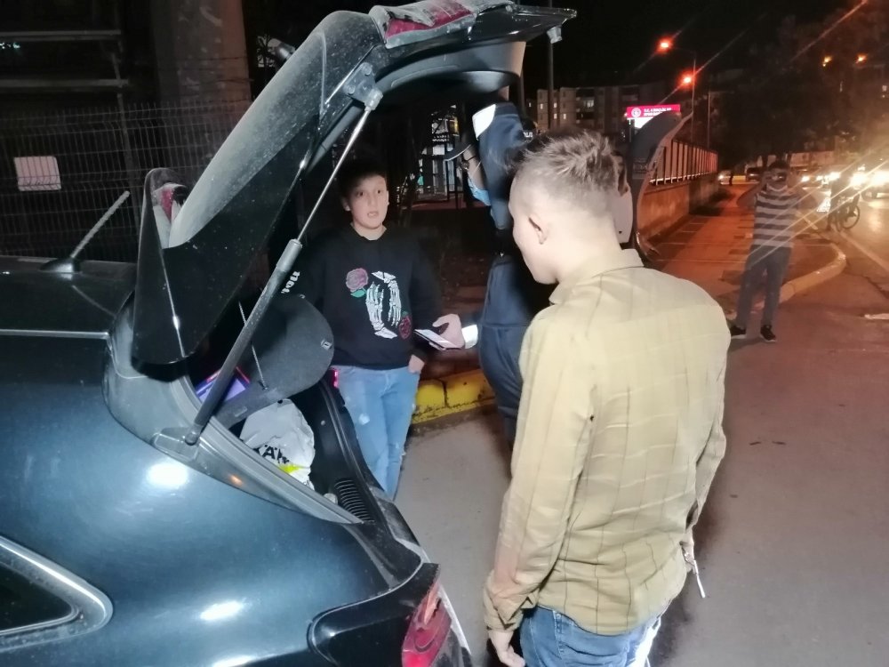 Aksaray polisinden 'şok' uygulama