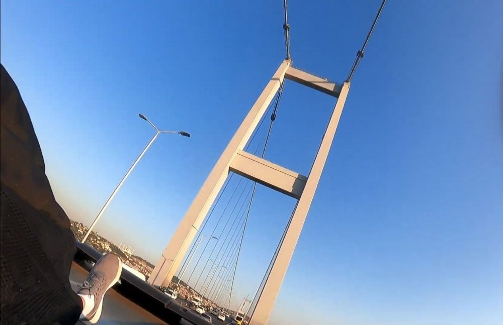 Bu gidiş nereye? Youtuber Yunus Emre Özer bir video için hayatını tehlikeye attı