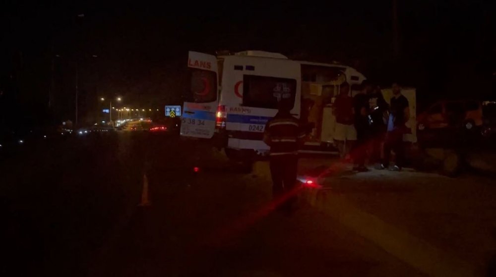 Alanya’da ambulans kazası! 1 yaralı