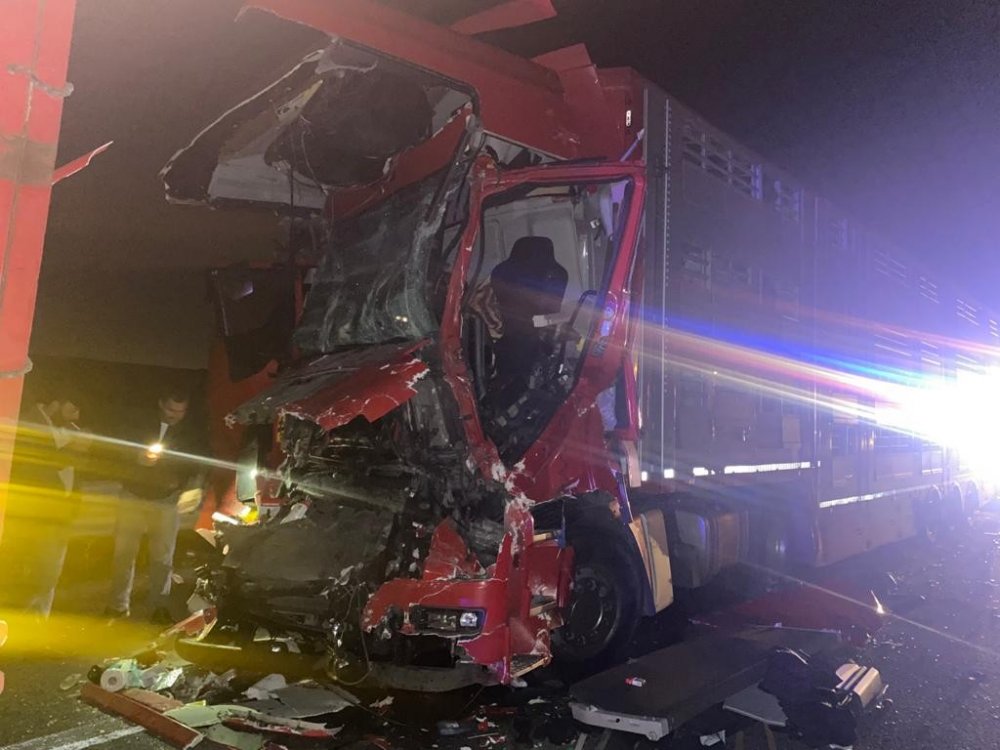 Ankara-Niğde otoyolunda tırlar çarpıştı! Hırvatistan vatandaşı Jung Draze öldü