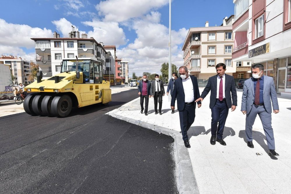 Başkan Kılca Küçükkumköprü Caddesindeki çalışmaları inceledi