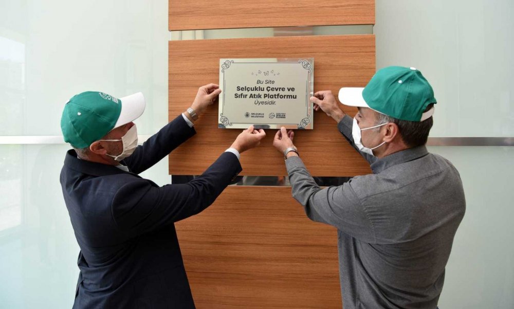 Selçuklu'da Sıfır Atık Elçisi site yönetimlerine ziyaret