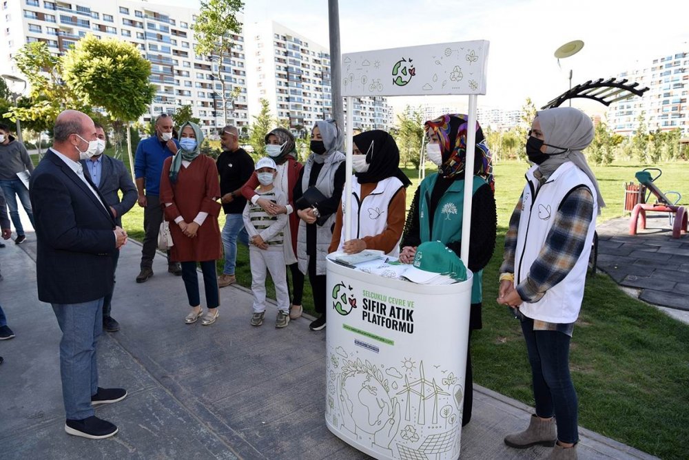 Selçuklu'da Sıfır Atık Elçisi site yönetimlerine ziyaret