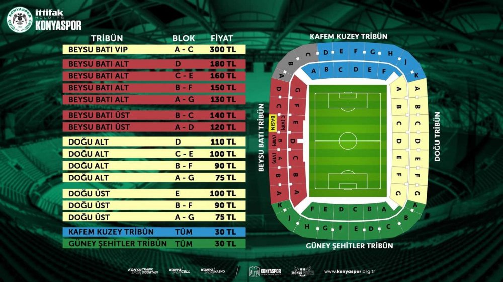 Konyaspor’dan kadın taraftara yüzde 50 bilet indirimi
