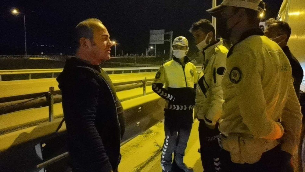 Konya plakalı tırın önünü kesen beyzbol sopalı saldırgan dehşet saçtı!