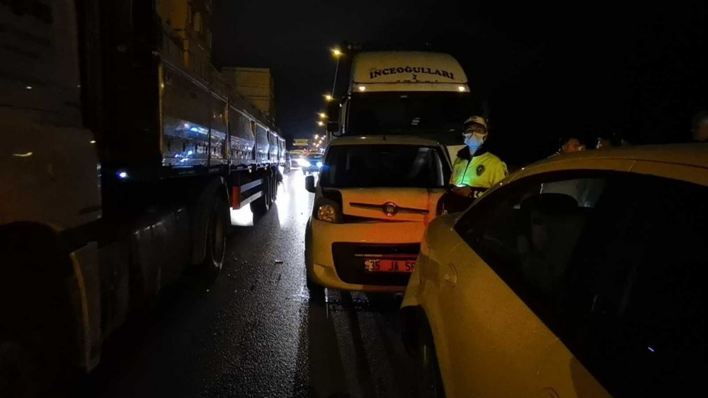 Konya plakalı tırın önünü kesen beyzbol sopalı saldırgan dehşet saçtı!