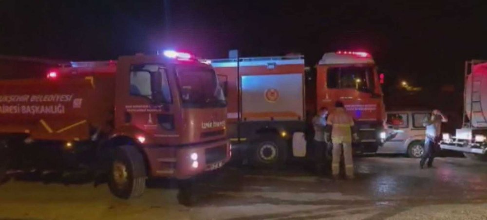 Karaburun'da çıkan orman yangını 4 saatte kontrol altına alındı