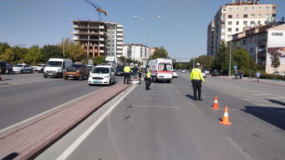 Konya'da karşıdan karşıya geçerken aracın çarptığı İbrahim Aydın öldü! Eşi feryad etti