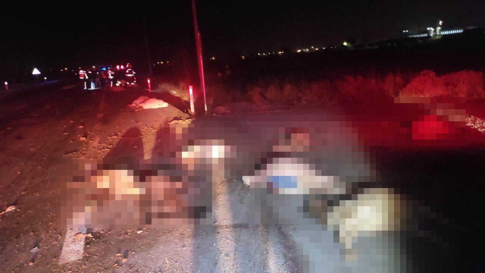 Konya'da akşam saatlerinde yaşanan kazanın detayları ortaya çıktı! 7 kişi yaralı 34 koyun telef