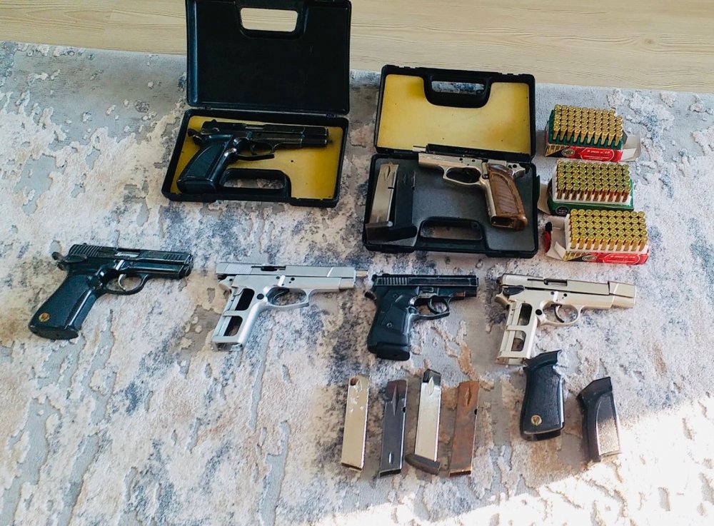 40 adrese eş zamanlı kaçak silah ticareti operasyonu! 32 gözaltı