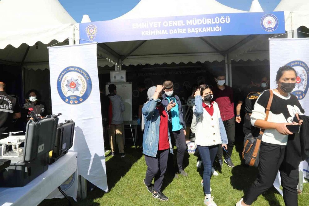 EGM Kriminal Daire Başkanlığı ürünleri ’Konya Bilim Festivali’nde